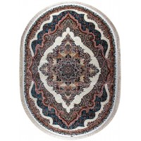 Иранский ковер Rishim 36320 Крем овал